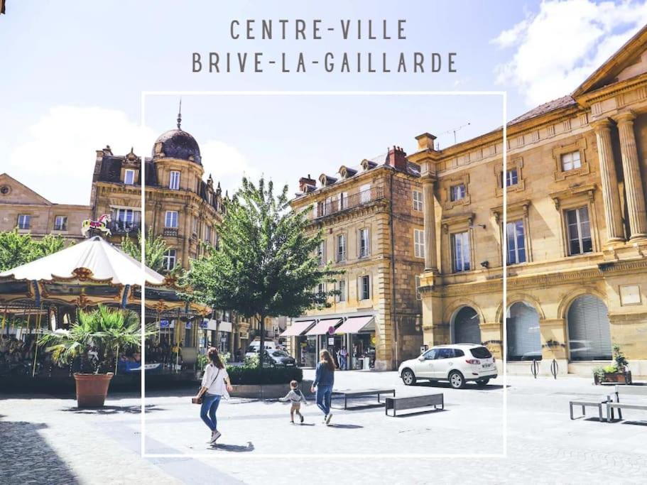 #Le Maillard #Grand F2 #Hyper Centre Apartment Brive-la-Gaillarde Bagian luar foto